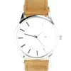 Tres grosse montre homme bracelet jaune moutarde
