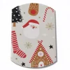 étui blanc carton pour les cadeaux de noël avec motif fête de fin d'année