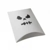 étui carton blanc pour halloween avec motifs halloween ( squelette )