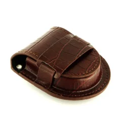 Étui cuir pour montre à gousset