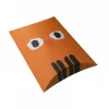 étui orange carton pour halloween avec motif halloween ( hibou )