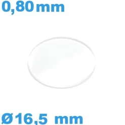 Verre Saphir Montre 16.5*0.80 mm