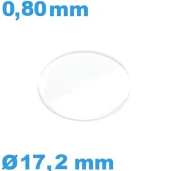 Verre Saphir Montre 17.2*0.80 mm