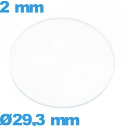 Verre verre minéral montre circulaire 29,3 mm